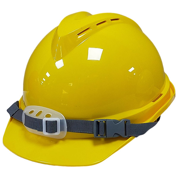 石頭牌 台灣製ABS 透氣工程帽 安全帽(JSV18)工業用防護頭盔 黃色