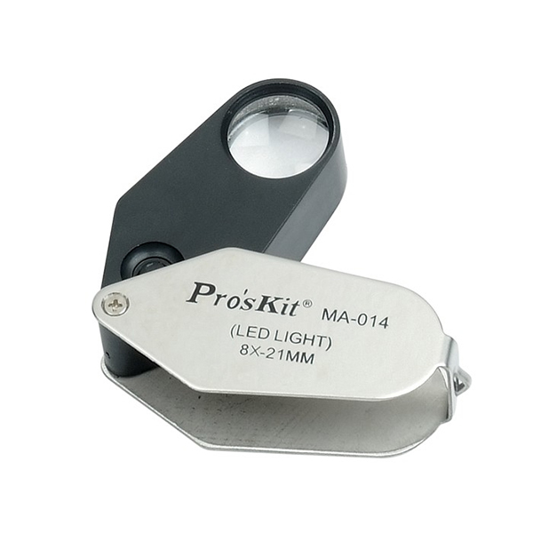 【ProsKit 寶工】8X LED燈放大鏡(∮21mm) MA-014