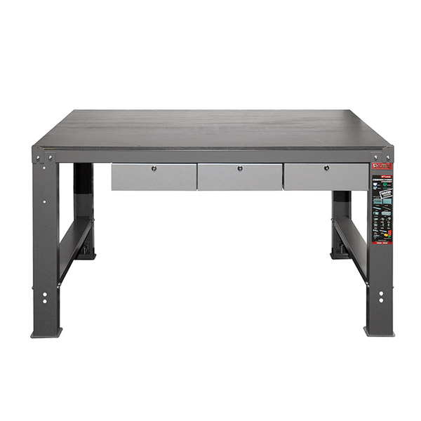 【SHUTER 樹德】重型鋼製工作桌1500mm寬(鐵灰) WHD5I