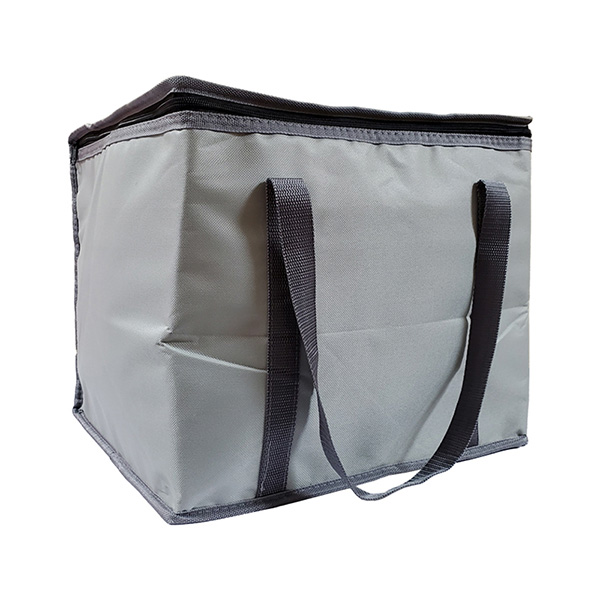 方形 保冷袋(灰)保溫袋 大容量 可置於購物車用
