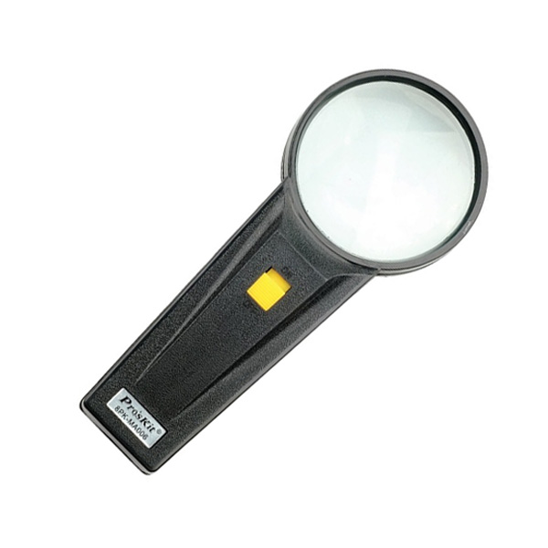 【ProsKit 寶工】圓型手持帶燈4倍放大鏡(o62mm) 8PK-MA006