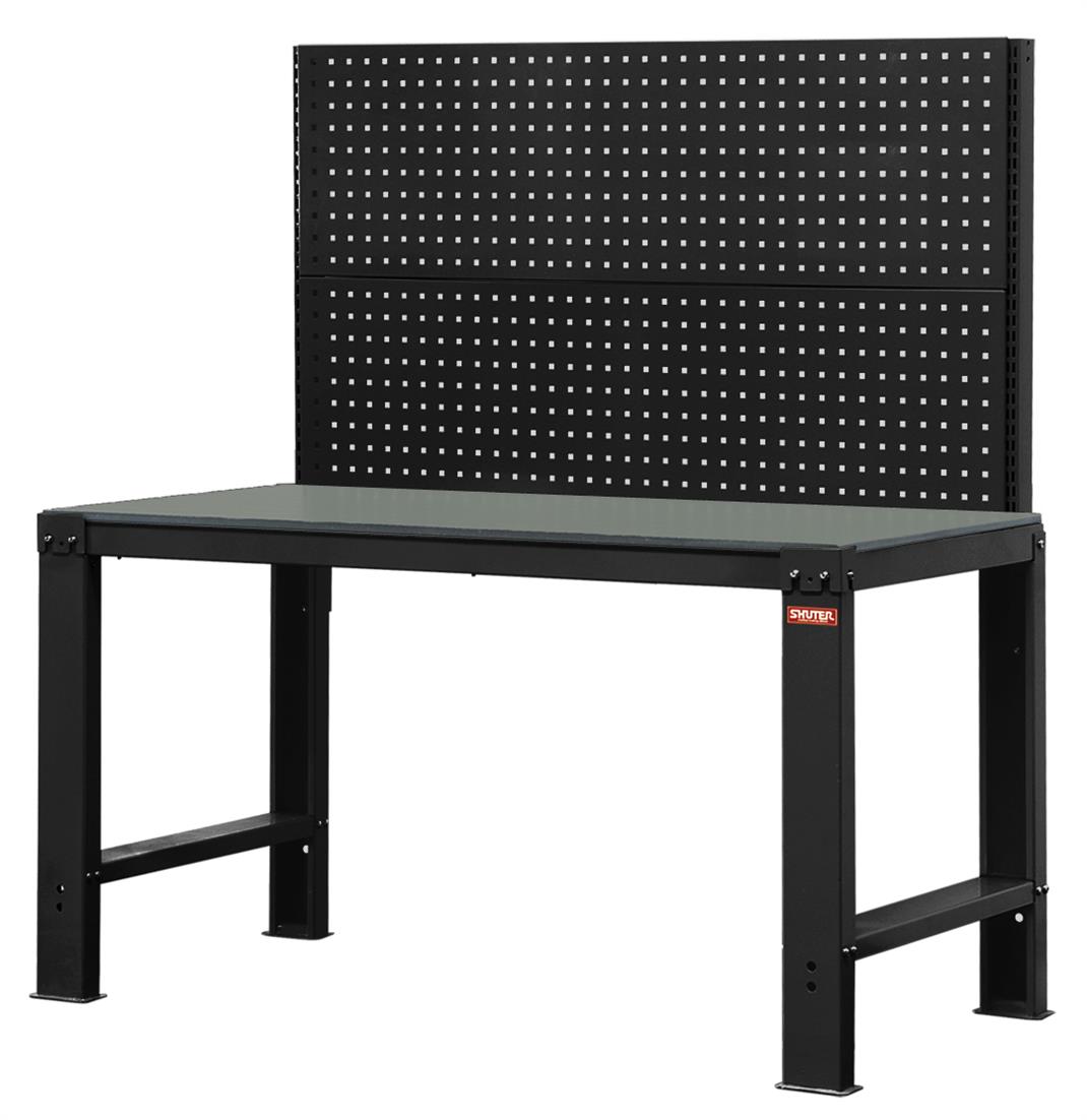 【SHUTER 樹德】重型鋼製工作桌1500mm寬(鐵灰) WH5I+W22